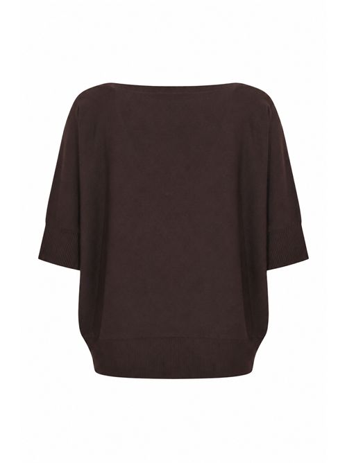 Maglia in viscosa con scollo a barca D. Exterior | 6200619CIO